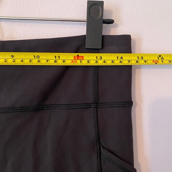 Lululemon Black Invigorate High-Rise Biker Shorts 10" Athletic Women's size 10 - Picture 8 of 12